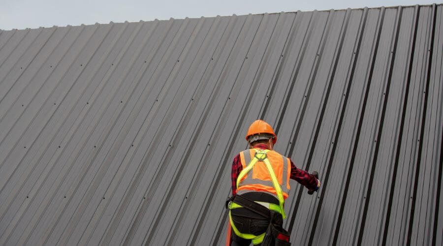Professional metal roof installation services in Orient, IA